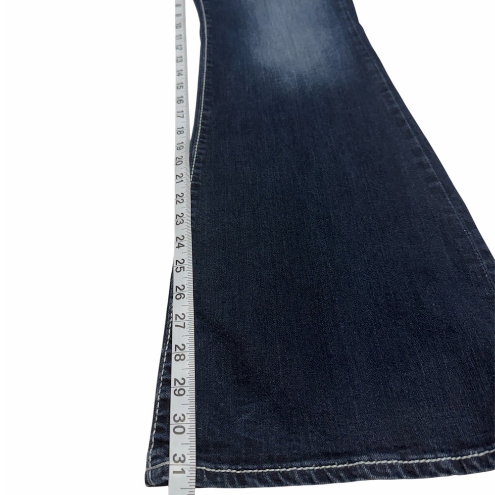Big Star Size 27 Women's Dark Blue Flare Embellished Jeans - Picture 7 of 9